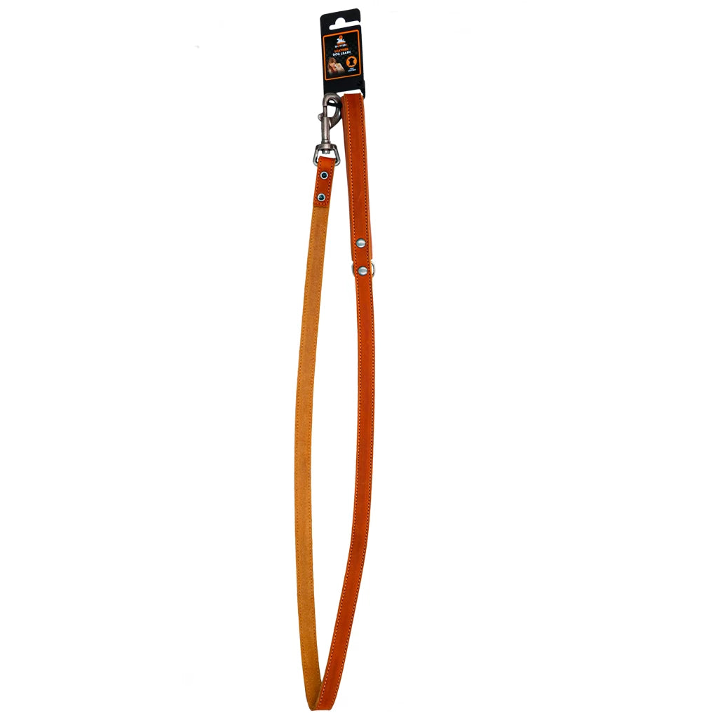 Spotted! Pro Leder Hundeleine Cognac