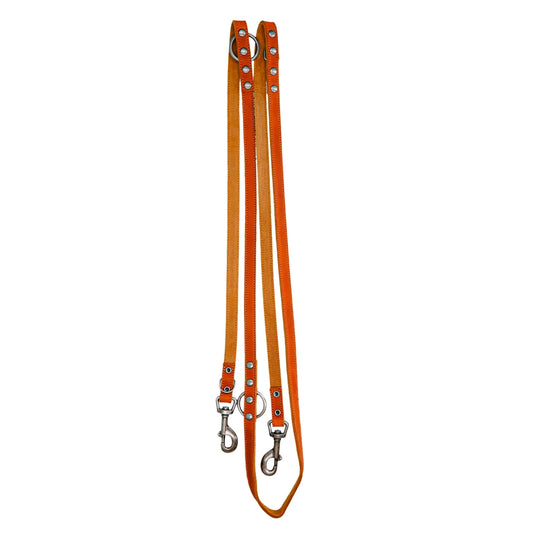 Spotted! Pro Leder Trainingsleine Cognac